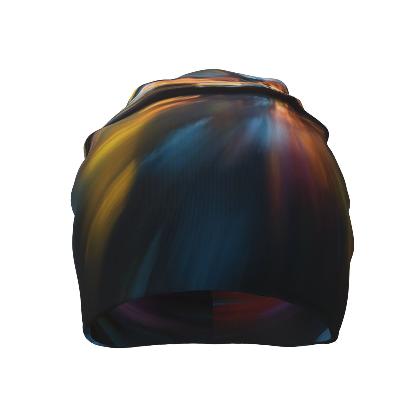 Abstract Night Light Double-Layer Knit Beanie ā Colorful Printed Winter Hat, Stylish, Warm & Windproof for Men and Women