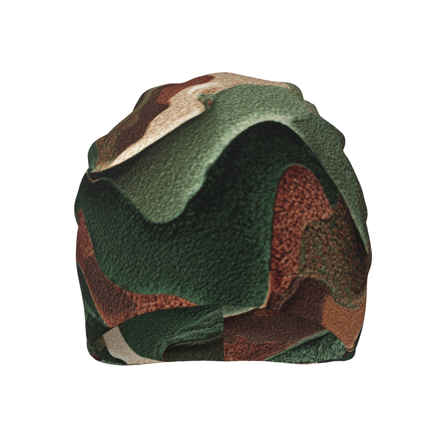Camouflage Print Double-Layer Knit Beanie Hat – Stylish, Warm, and Breathable Unisex Beanie for Autumn, Winter, and Spring Outdoor Casual Fashion